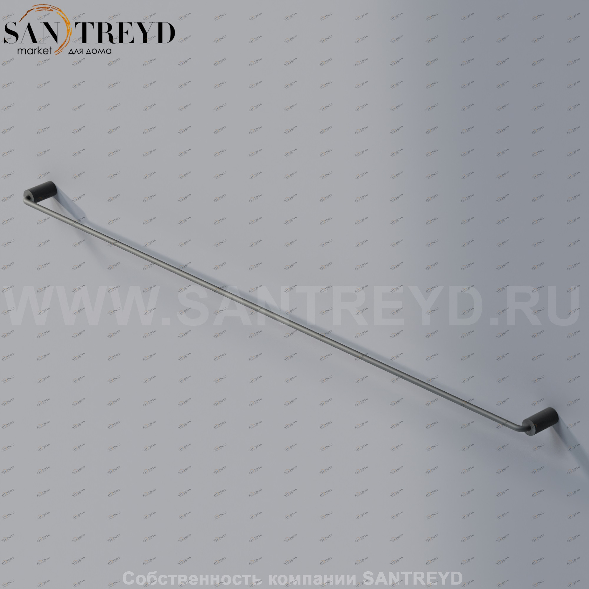 Agape BUCATINI Полотенцедержатель 60 см черный ABUC0167EB