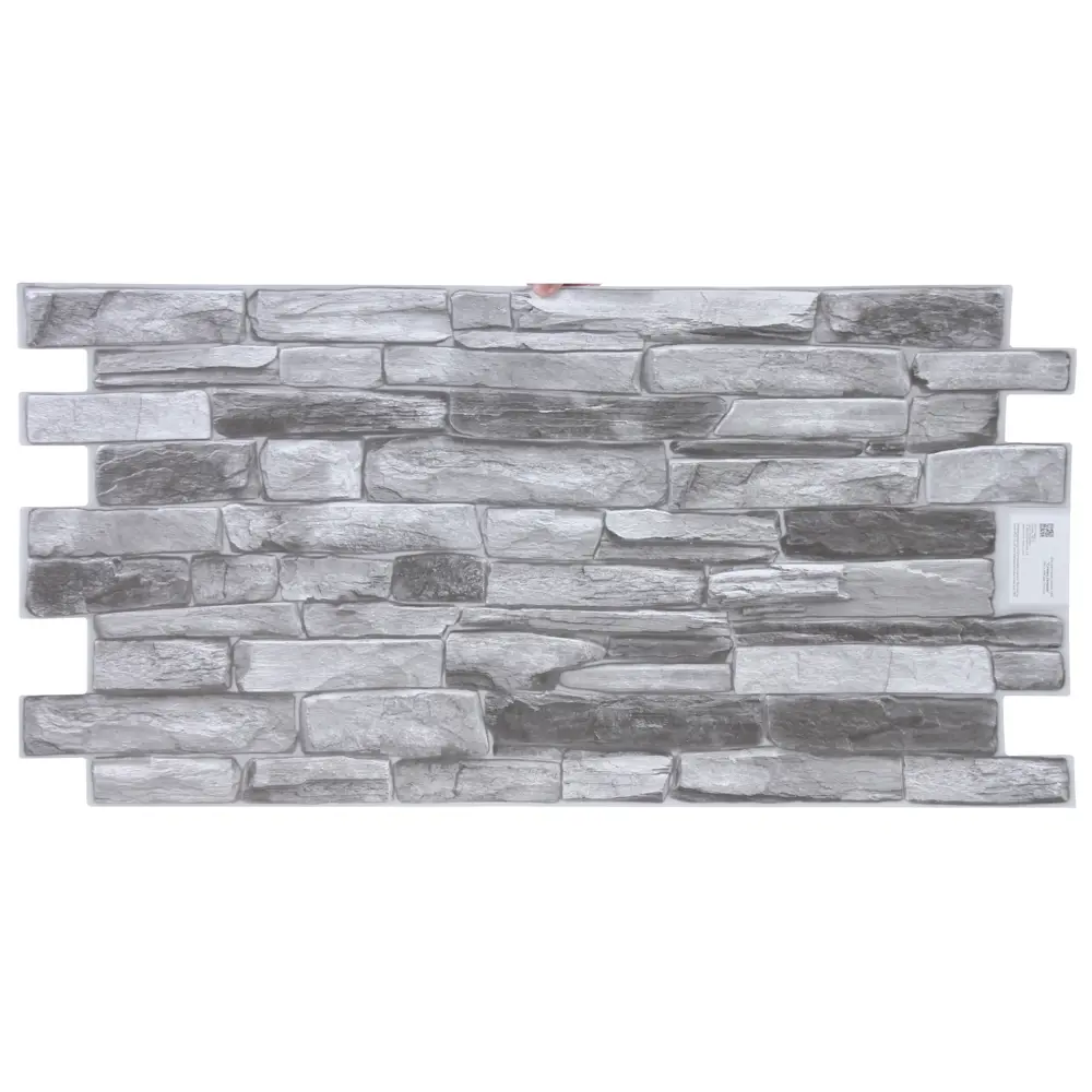 GRACE 3D-панель ПВХ Серый рельеф для стен и мебели 81968445 STLM-0016026 - Вид №2