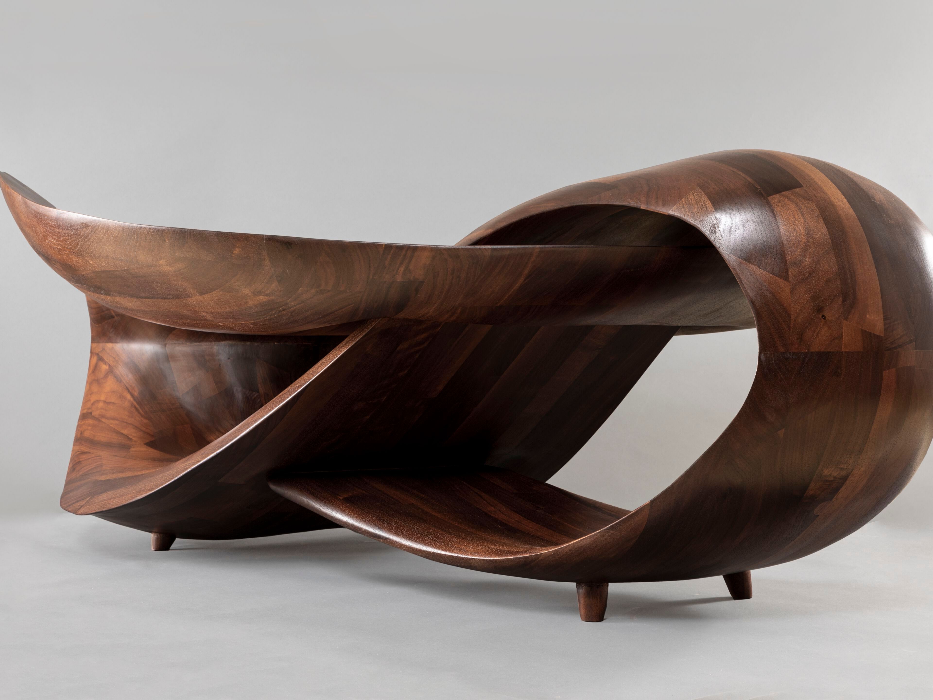 Стол для гостиной из грецкого ореха LO Contemporary L’INFINI ARCH-00101515 - Вид №5