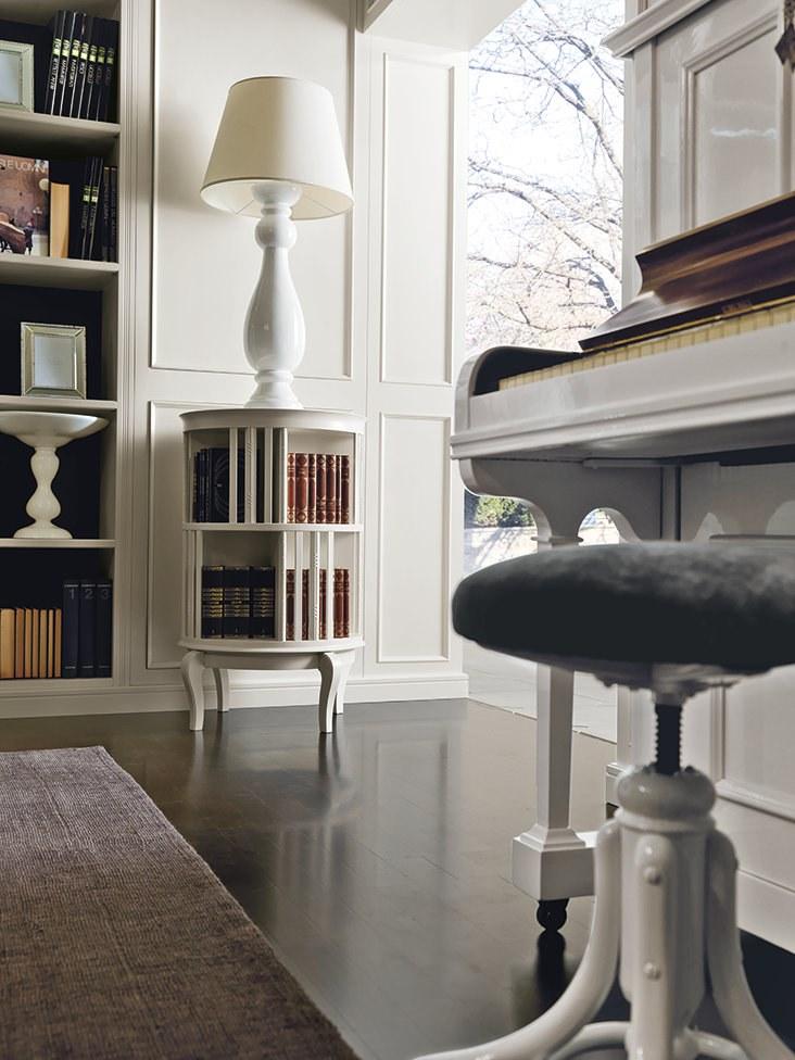 Martini Interiors Открытый вращающийся книжный шкаф из лакированного дерева Incontri sun-id-1499922 - Вид №1