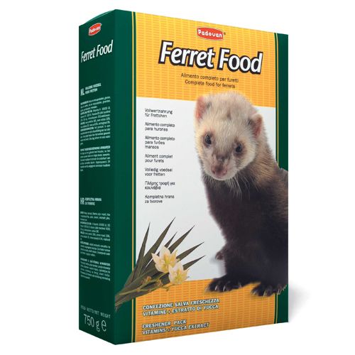 Т00008181 Корм для грызунов FERRET FOOD основной для куньих сух. 750г Padovan 