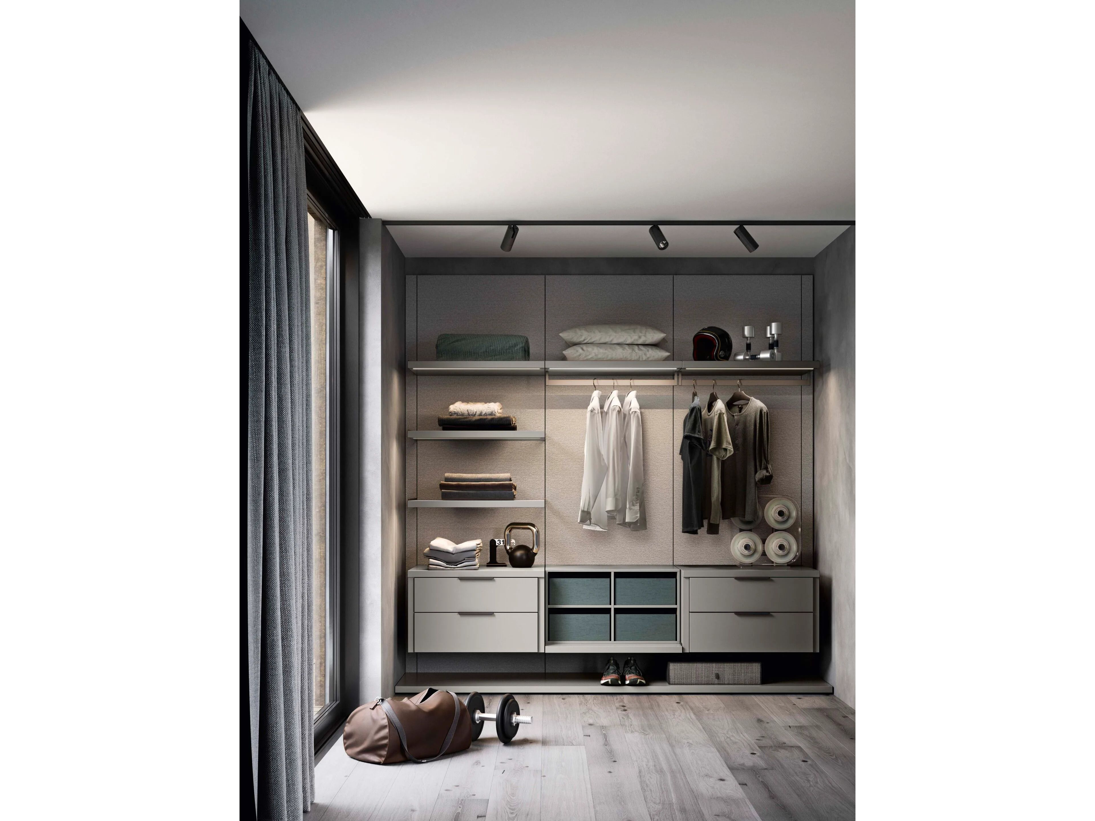 Деревянная секционная гардеробная Alf DaFrè STORE ARCH-00107618 - Вид №3