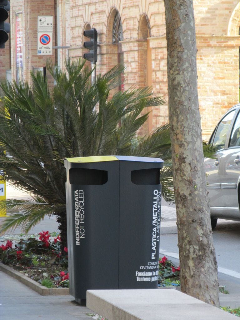 Стальная корзина для мусора для утилизации отходов Studio Città Flower ARCH-00109529 - Вид №5