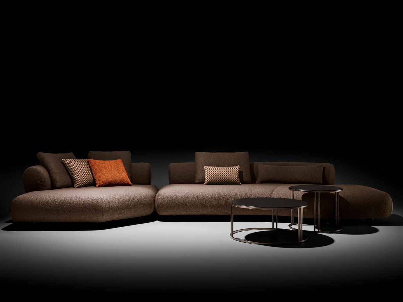 Секционный диван из ткани Twils BRIÒ ARCH-00095101