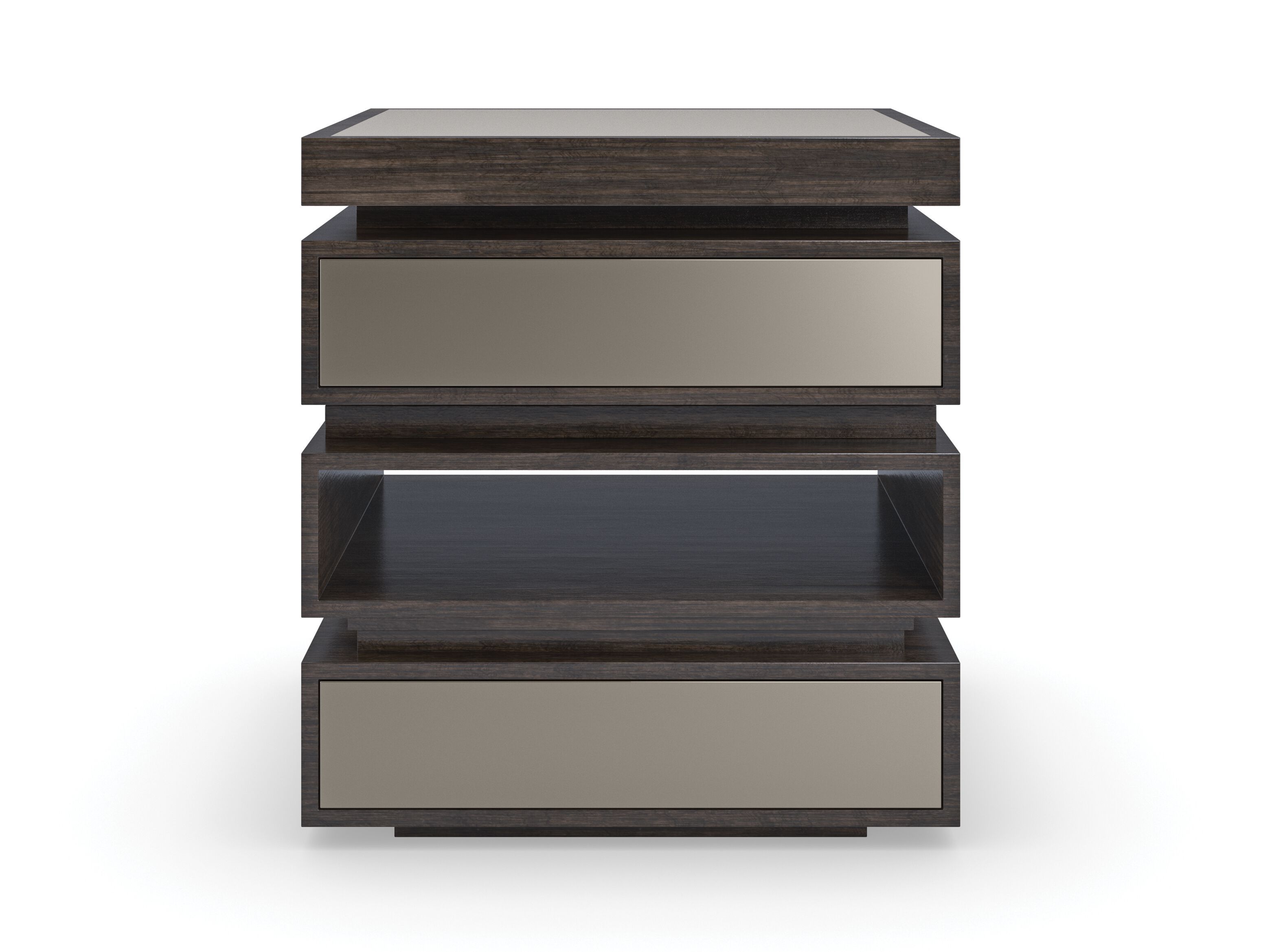 Высокий квадратный деревянный журнальный столик Caracole мода ARCH-00110755 - Вид №3