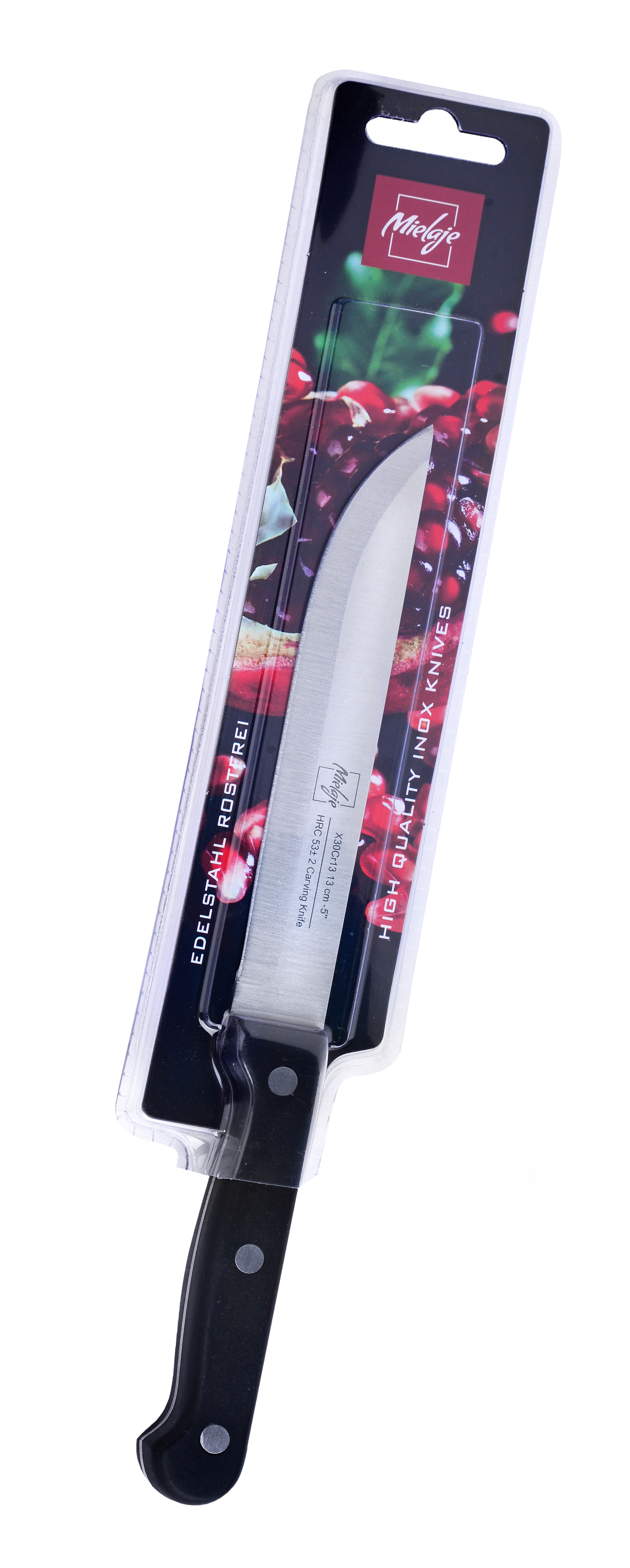 91069389 Нож для мяса Classic 13 см цвет сталь/черный STLM-0467223 MIELAJE