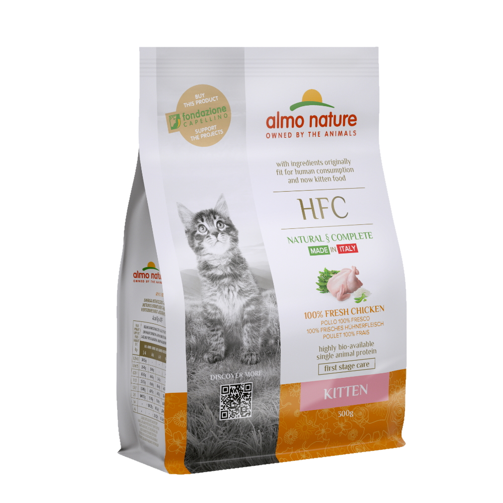 ПР0059792 Корм для котят свежая курица сух. 300г Almo Nature 