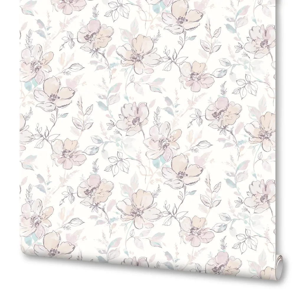 Обои флизелиновые Startdeco Саманта бежевые 1.06 м 889332 STLM-2122677