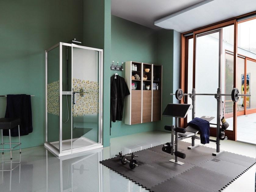 Samo Прямоугольная душевая кабина из закаленного стекла с распашной дверцей Classica sun-id-1398791 - Вид №1