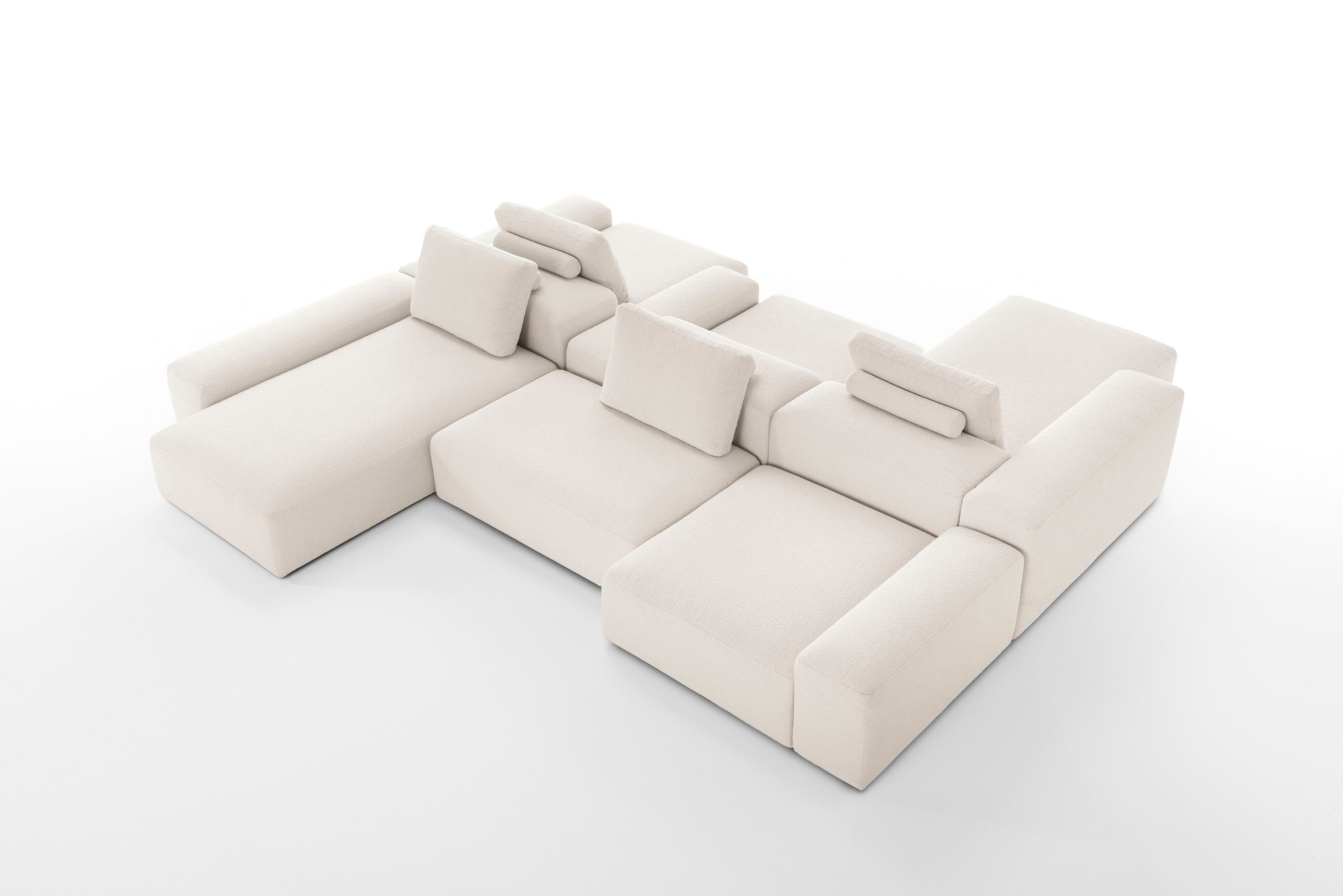 Секционный диван из ткани Felis Softliving ARCH-00129186 - Вид №8