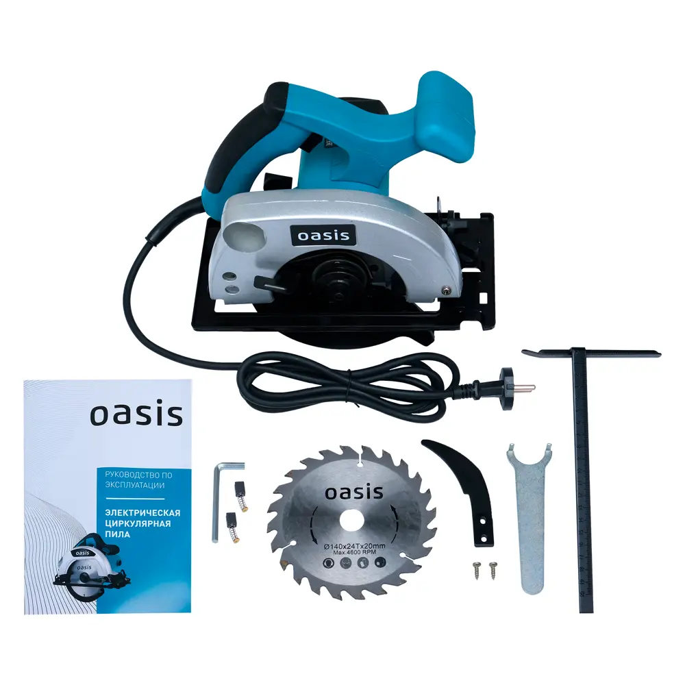 Пила циркулярная сетевая Oasis PC-140, 1100 Вт, 140 мм STLM-2192102 - Вид №9