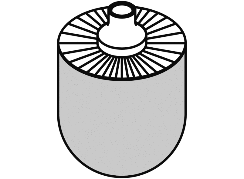 921044 головка щетки HEWI System 111 | Polyamid  - Вид №1