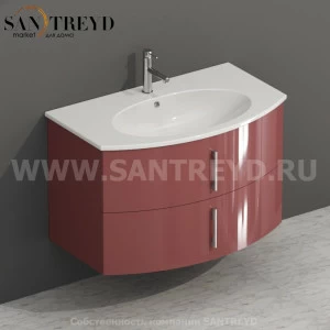 MDMC80Y144 Тумба с двумя ящиками 78 см розовая Globo 4ALL Италия