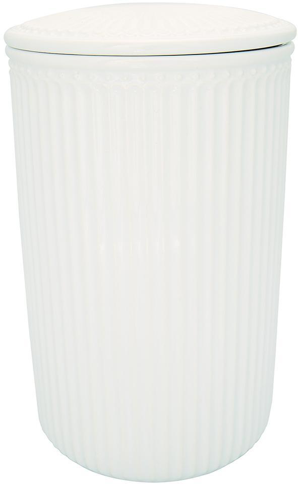 Банка для хранения Alice white 21 см Greengate STWSTJALALI0102