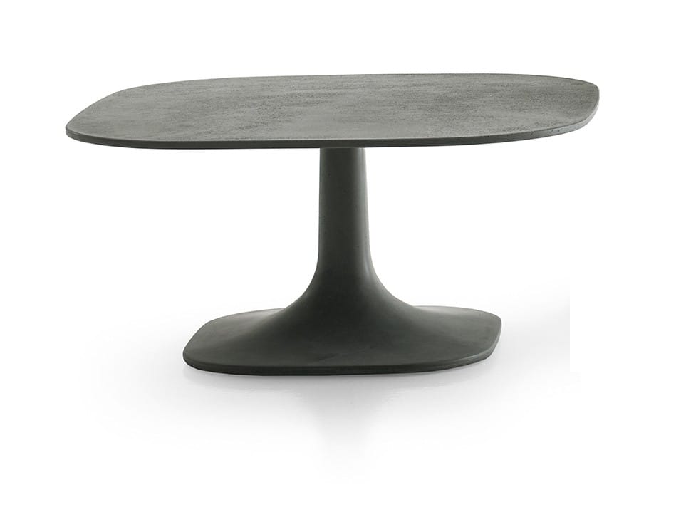 Бетонный квадратный садовый стол B&B Italia Outdoor Pushpam ARCH-00017064