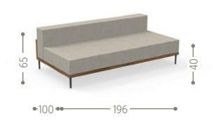 Talenti Садовый диван из модульной ткани Cleo teak sun-id-1418470 - Вид №16