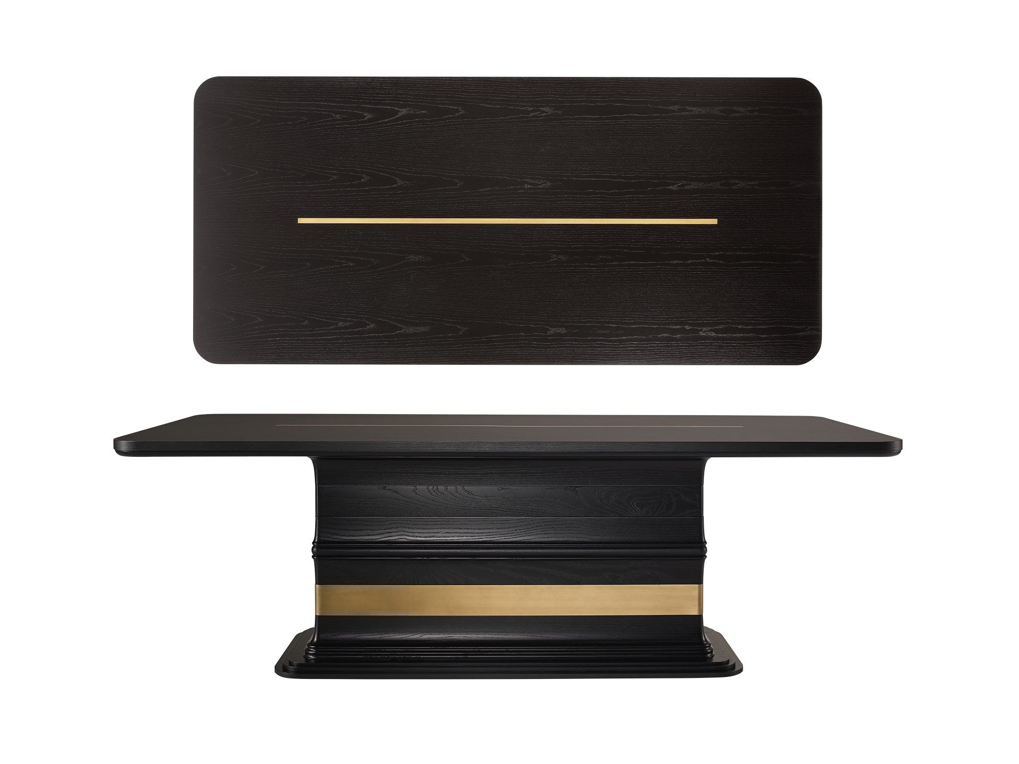 Деревянный прямоугольный стол A.R. Arredamenti Dilan ARCH-00129850 - Вид №1