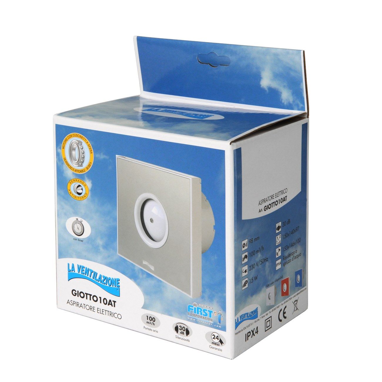 Настенный спиральный аспиратор First Corporation вентиляция ARCH-00132718 - Вид №1