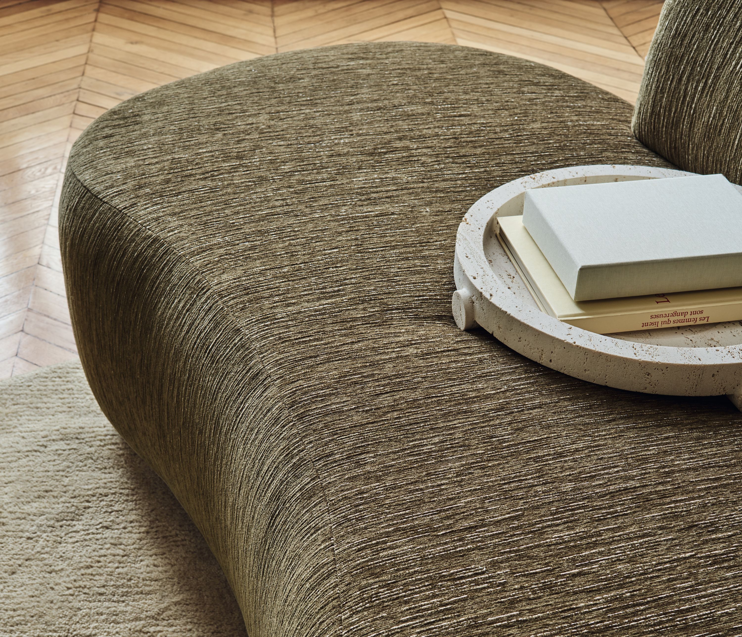 Хлопок сплошной цвет ткани Casamance красота ARCH-00090565 - Вид №1