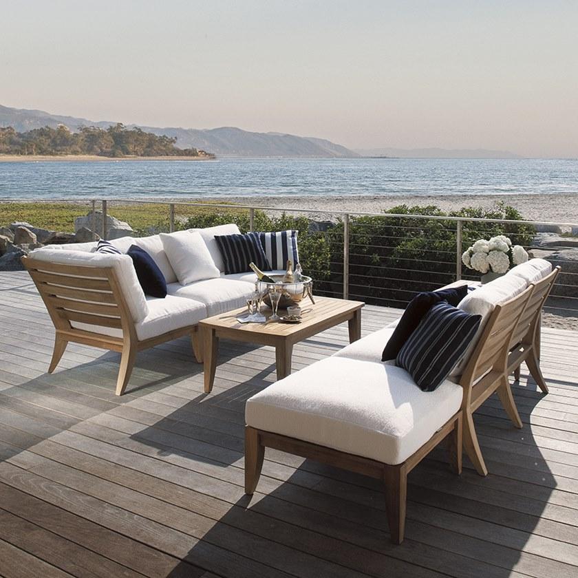 JANUS et Cie Прямоугольный журнальный столик из тика Relais sun-id-1428893 - Вид №5