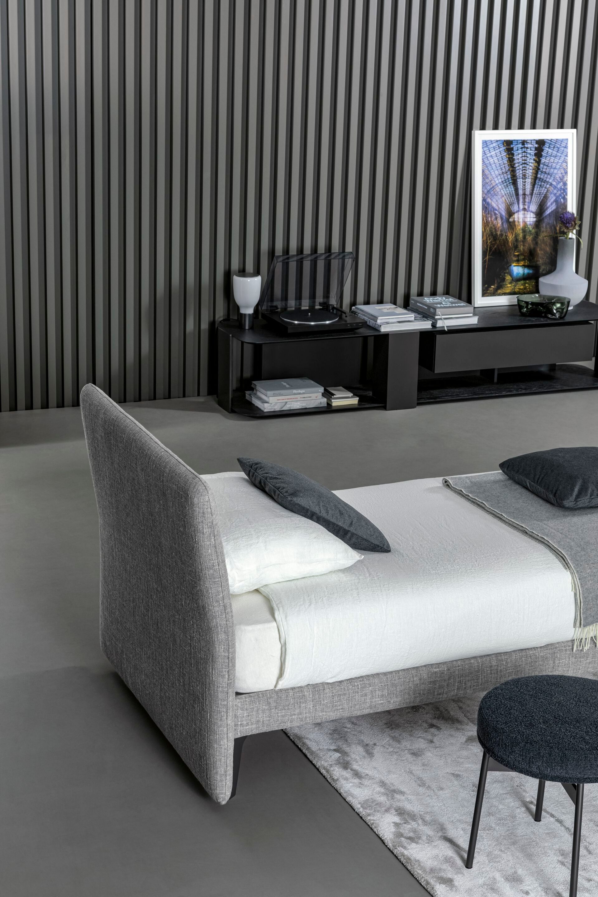 Кровать для хранения ткани с мягким изголовьем BONALDO TONIGHT ARCH-00147037 - Вид №10