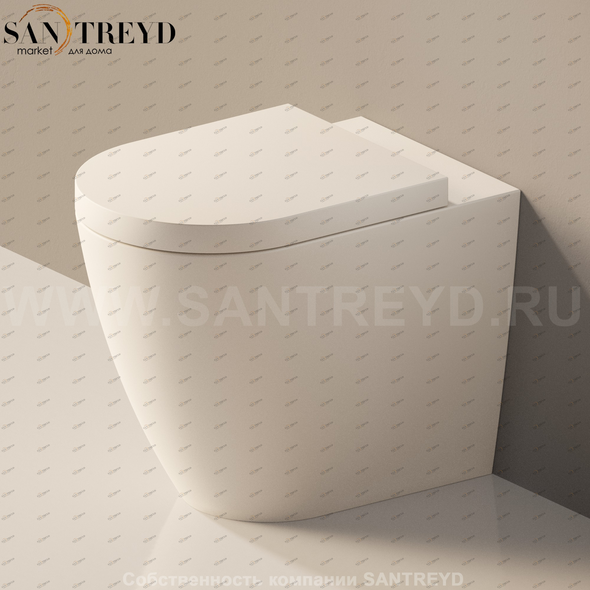 LK117RG9003 Приставной унитаз напольный Белый Ceramica Flaminia Link Италия