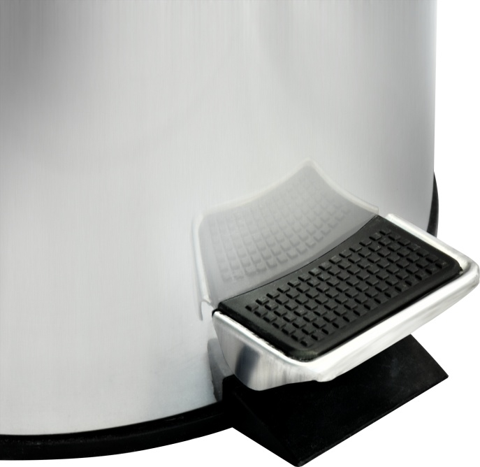 2565.068 Урна с механизмом поднятия крышки 12л 11312 нержав сталь 12 л Solinne Puff  - Вид №5