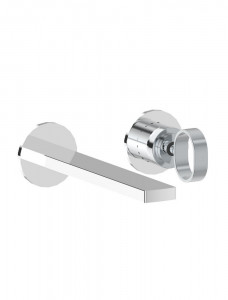 2205/3/C/E + 224020
+ 894001 Bellosta Rubinetterie НАСТЕННЫЙ СМЕСИТЕЛЬ ДЛЯ УМЫВАЛЬНИКА EXTRA LONG SPOUT