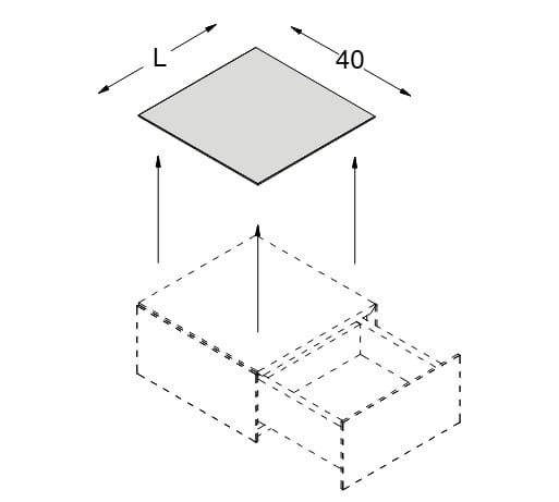 Деревянный подвесной комод ARTELINEA плиссе ARCH-00149203 - Вид №3