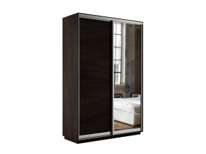 90325642 Шкаф-купе Экспресс Медиум 240x120x45 см ЛДСП цвет венге STLM-0185343 МЕБЕЛЬНАЯ КОМПАНИЯ Е1