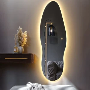 Интерьерное зеркало Bio фигурное 40×120 см с подсветкой 89438721