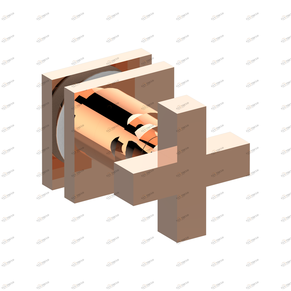 G1T-639V Ручка большая Thg-paris Beluga Розовое золото G1T-639V CAT.F