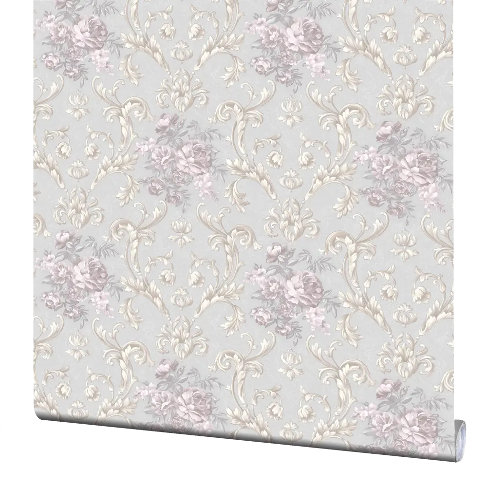Обои флизелиновые Erismann Elegance серые 1.06 м 3499-5 82136408 STLM-2100591