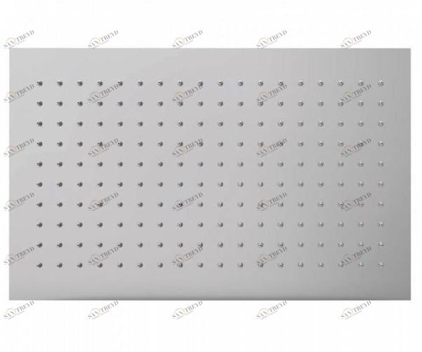 Bossini Лейка для душа прямоугольная из нержавеющей стали Tetis 100877/876