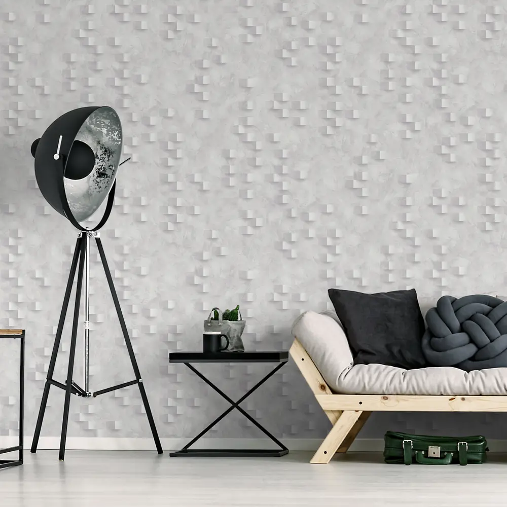 Обои флизелиновые Grandecolife Fort серые 1.06 м GDR143103 STLM-2164346 - Вид №3