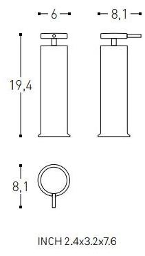 Cosmic Дозатор для мыла / держатель для зубных щеток Geyser sun-id-1490788 - Вид №2