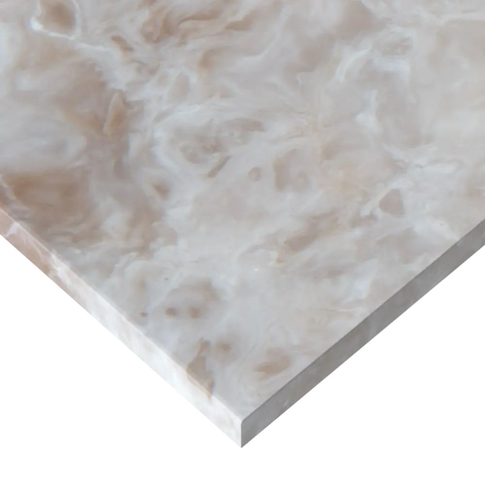 Столешница Раффиа 300x60x2 см искусственный камень цвет бежевый Santreyd STLM-2063994 - Вид №2