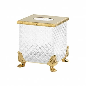 FS08C-652 FS08C-652 Квадратный диспенсер для салфеток ДОЗАТОРЫ ТКАНЕЙ Cristal & Bronze TISSUE DISPENSERS
