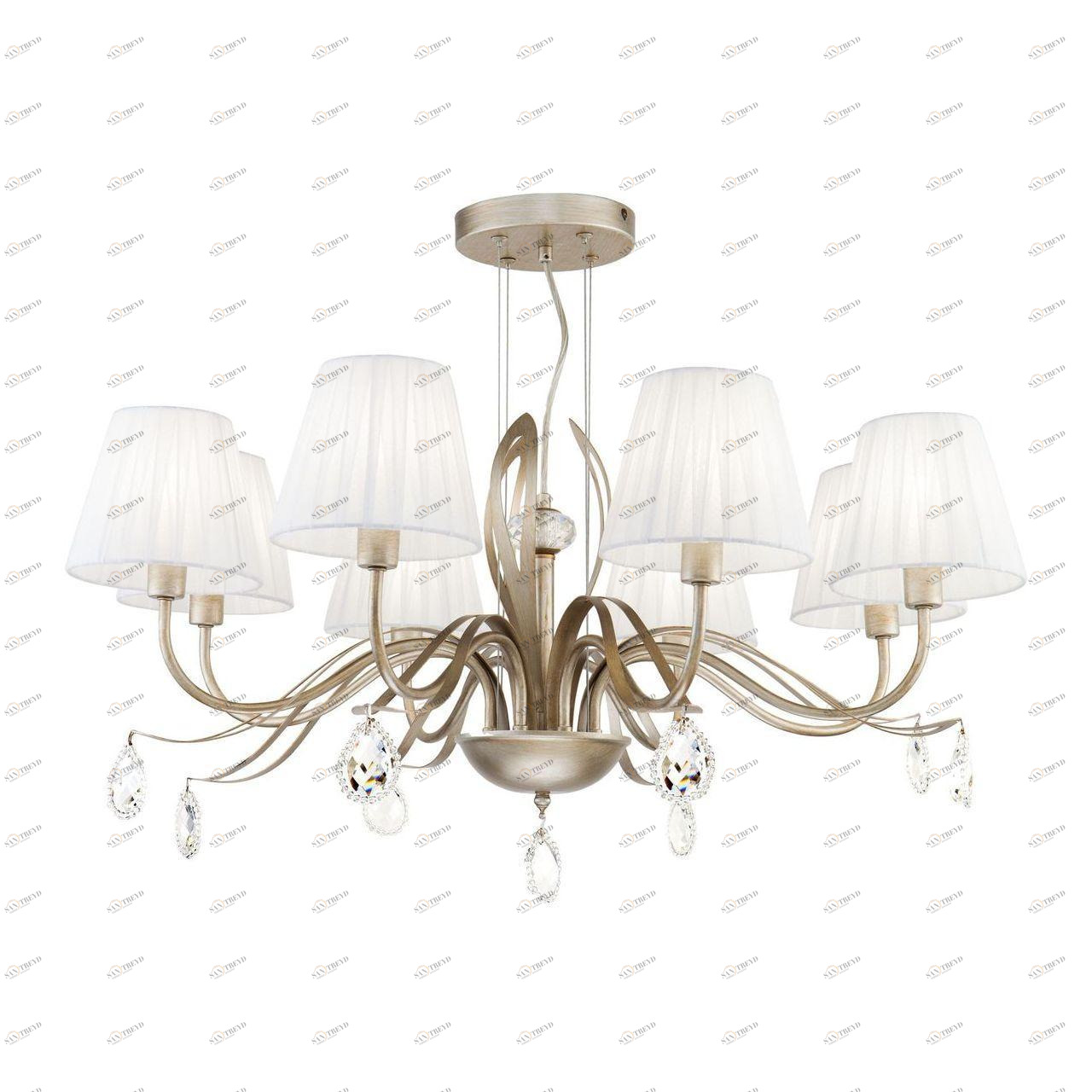 Подвесная люстра Freya Nicol FR2015PL-08S FREYA ДИЗАЙНЕРСКИЕ, NICOL 220550 Белый 