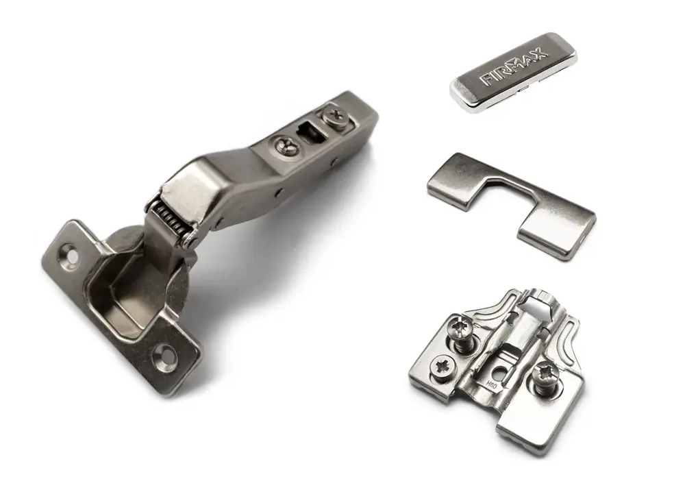91775779 Петля Clip-on с доводчиком накладная Сурская Мебель D35 угол откр. 135° STLM-1003827