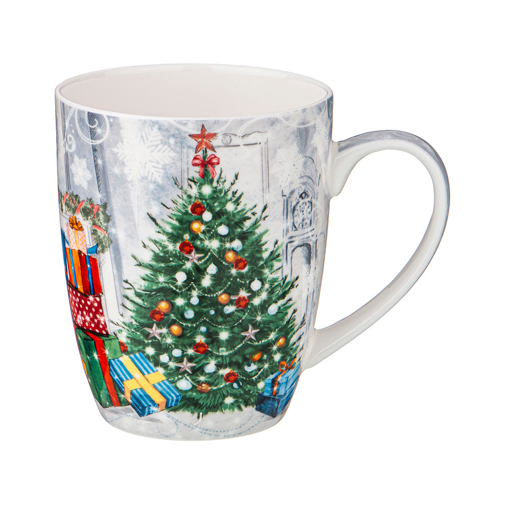 415-2092 Посуда фарфоровая Кружка "С НОВЫМ ГОДОМ!" 400 мл Lefard 