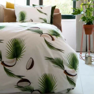 Детское постельное белье односпальное "Кокос" 150х200 см SNURK  335434 Белый;зеленый