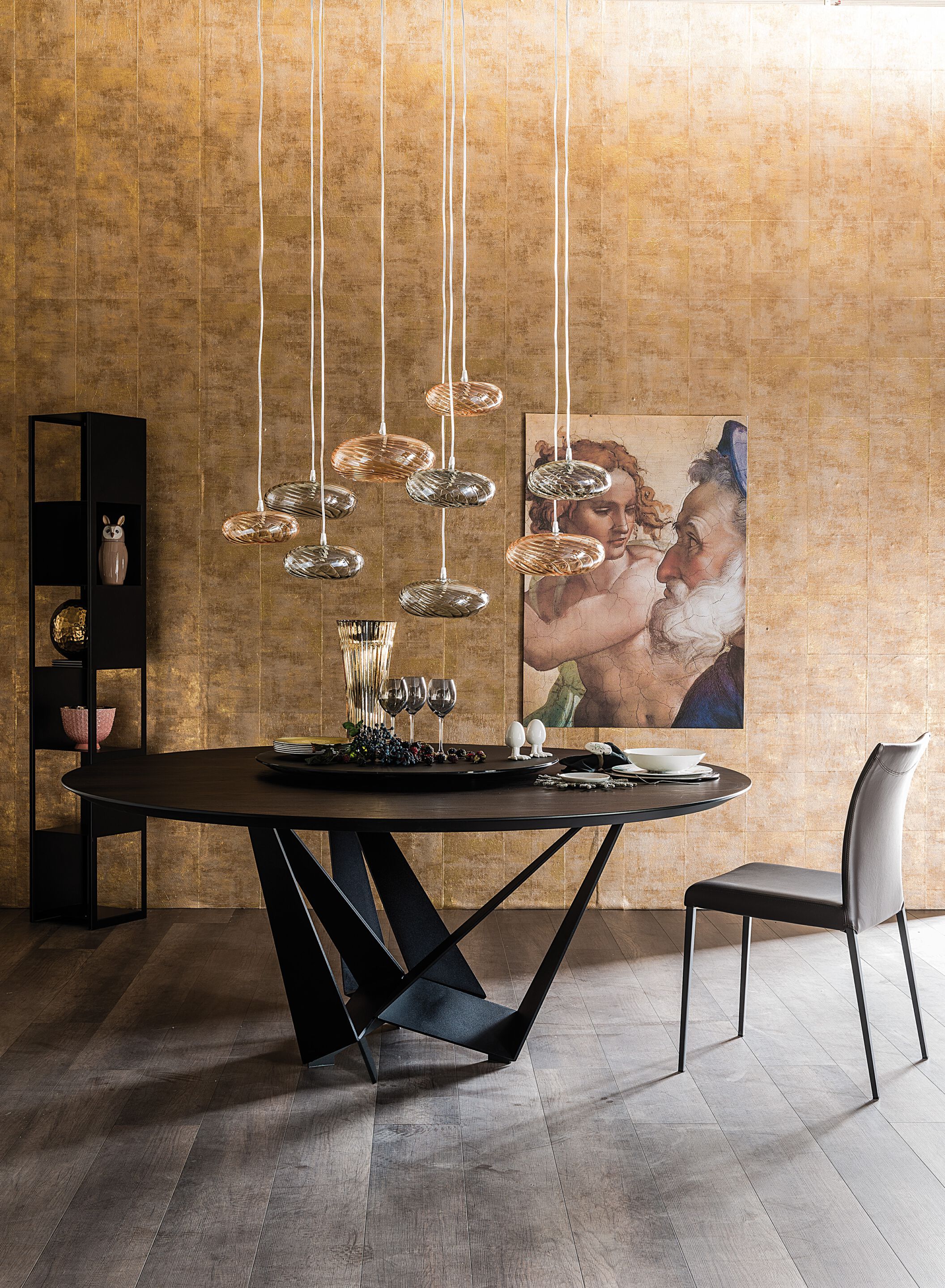 Круглый деревянный стол Cattelan italia Скорпио ARCH-00055122 - Вид №2