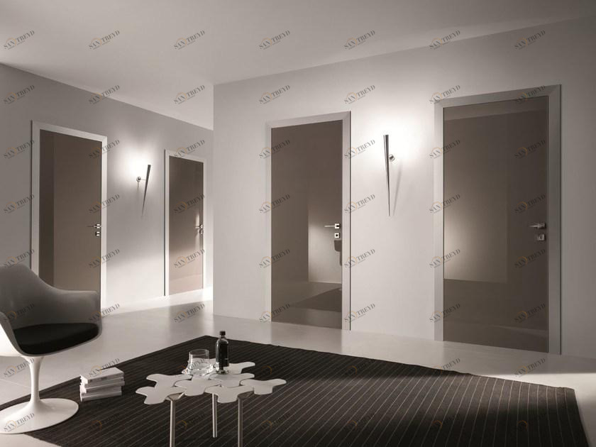 GAROFOLI Распашная дверь из цветного стекла Design sun-id-1488703