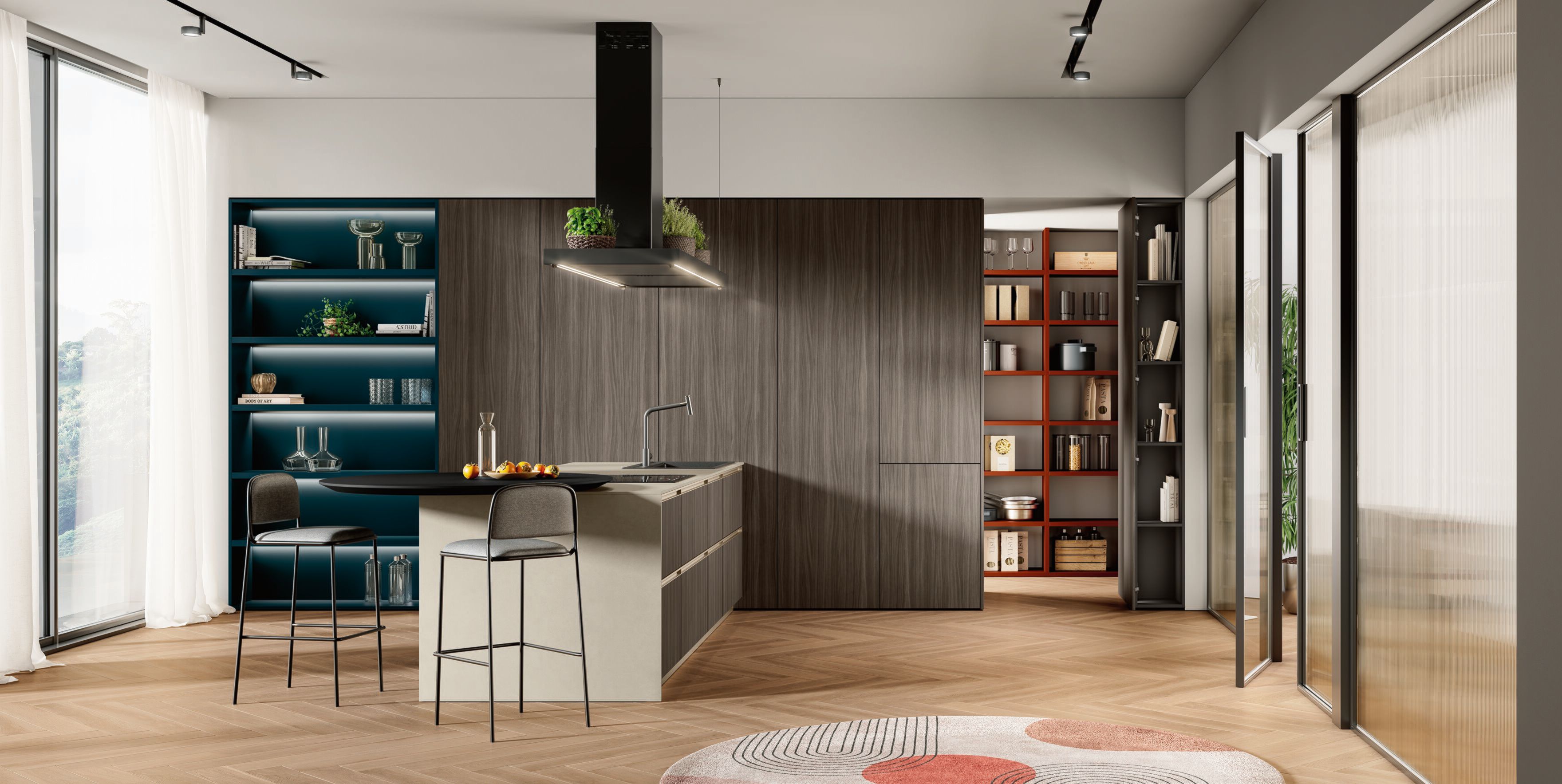 Встроенная кухня Febal Casa Modula ARCH-00140763 - Вид №6