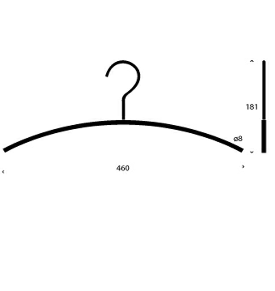 FROST Вешалка 1 "SLIM" » золото. Нержавеющая сталь Золото N1134-GO  - Вид №1
