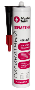 87651604 Герметик для печей и каминов черный 260 мл STLM-0074570 MASTERTEKS