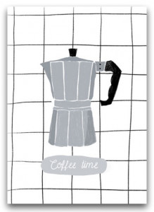 538113 Открытка "Coffee time" Yetti