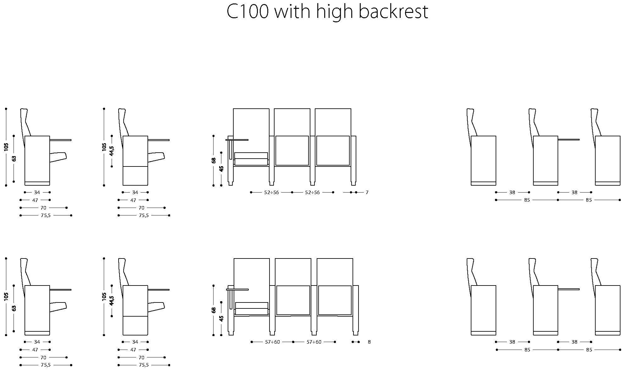 LAMM Сиденье для аудитории с клапаном sun-id-1352517 - Вид №24