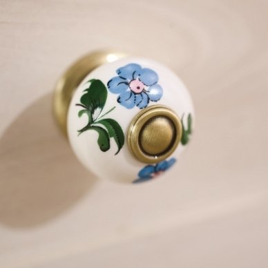 Прикроватная тумбочка с 2 ящиками беленый дуб Flower CILEK FLOWER 00-3832587 Бежевый Santreyd - Вид №3